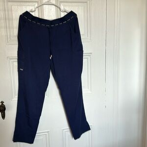 Grey’s Anatomy Spandex Stretch Navy Blue Scrub Pants Size M